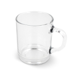 Caneca de vidro resistente ao calor para o chá, capacidade de 260 ml cor transparente