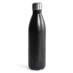 Garrafa de aço de parede dupla com alta capacidade térmica 750 ml cor preto