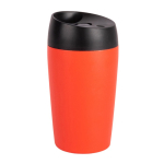 Copo takeaway personalizado unicolor compatível com cafeteiras 240 ml cor vermelho