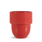 Caneca empilhável de design original em várias cores 270 ml cor vermelho