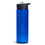 Garrafa de plástico sem BPA com palhinha incluída 700 ml cor azul real