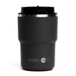 Copo takeaway de parede dupla com tecnologia Asobu 355 ml cor preto