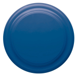 Clássico frisbee de plástico design monocromático para personalizar cor azul-escuro segunda vista