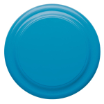 Clássico frisbee de plástico design monocromático para personalizar cor azul-claro segunda vista