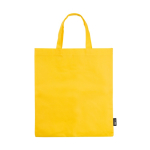 Simples saco corporativo de tecido non-woven 80 g/m2 Plaza Large cor amarelo segunda vista