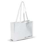 Saco de compras feito de material reciclado RPET 110 g/m2 cor branco