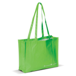 Saco de compras feito de material reciclado RPET 110 g/m2 cor verde-lima