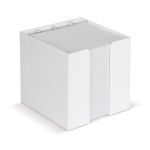 Cubo de 800 folhas brancas em caixa porta-lápis 10x10x10cm cor branco