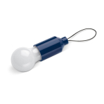 Lanterna de 1 luz LED com pega para pendurar num porta-chaves ou bolsa cor azul-escuro