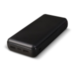 Bateria externa com portas USB-A e uma porta tipo C de 16.000 mAh cor preto segunda vista