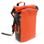 Mochila personalizada roll-top impermeável com alças acolchoadas, 25L cor cor-de-laranja