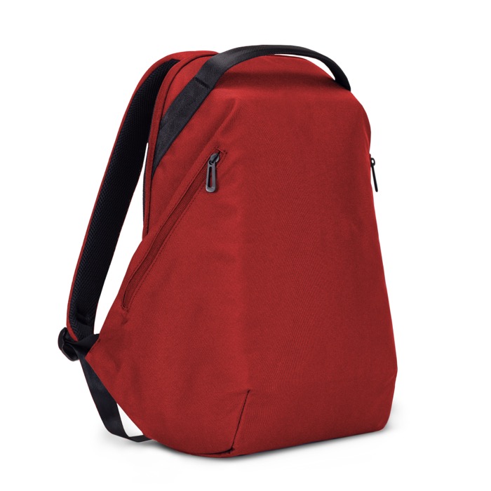 Mochila para portátil de RPET com bolsos laterais 15'' cor vermelho