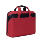 Mala para portátil personalizada de RPET com alça de ombro 15.6'' cor vermelho