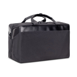 Saco de viagem de RPET com duplo compartimento para roupa 23L cor preto