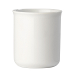 Caneca de porcelana branca com bordo arredondado e capacidade de 280ml cor branco terceira vista