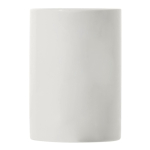 Caneca branca de porcelana com asa de meio círculo 300ml cor branco terceira vista