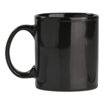 Caneca de cerâmica em várias cores com capacidade de 300ml cor preto segunda vista