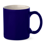 Caneca de cerâmica em várias cores com capacidade de 300ml cor azul-escuro