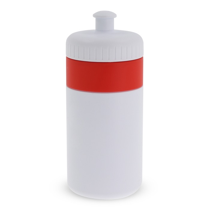 Garrafa desportiva livre de BPA com detalhe a cor 500ml cor vermelho segunda vista