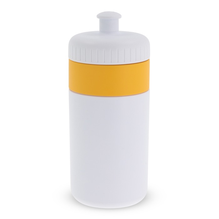 Garrafa desportiva livre de BPA com detalhe a cor 500ml cor amarelo segunda vista