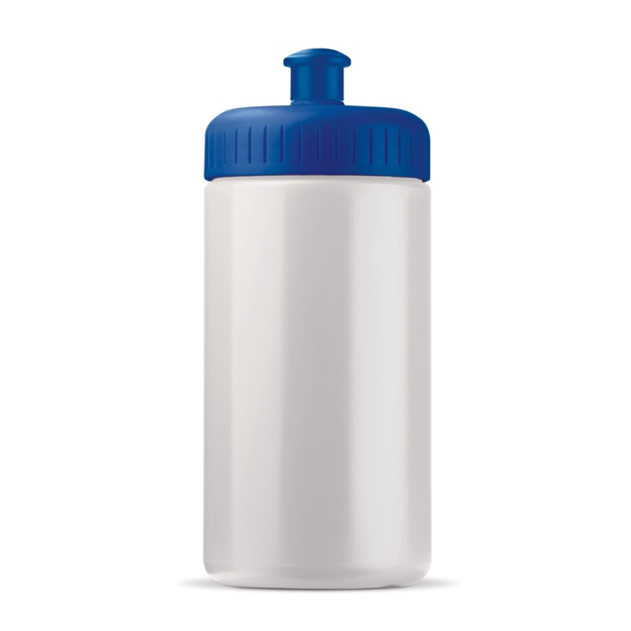 Bidão personalizado de plástico livre de BPA e 100% antigota 500ml cor azul-escuro