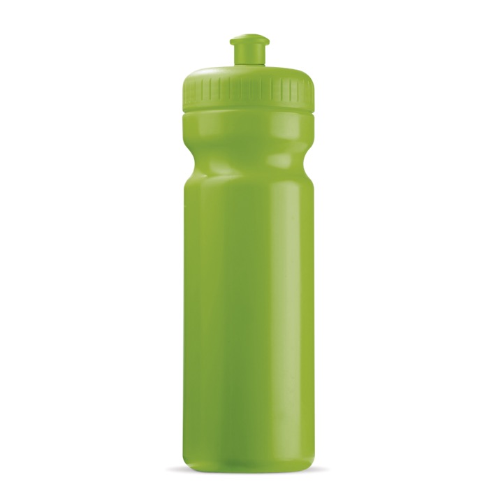 Bidão desportivo de plástico livre de BPA e 100% antigota 750ml cor verde-lima