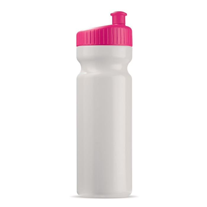 Bidão de plástico livre de BPA e 100% antigota 750ml cor cor-de-rosa