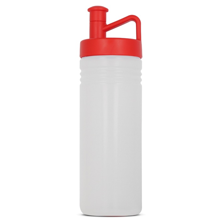 Bidão desportivo com design TopActive de tampa ergonómica 500ml cor vermelho transparente