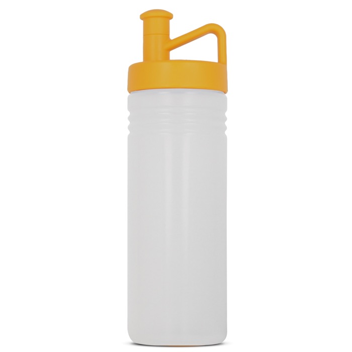 Bidão desportivo com design TopActive de tampa ergonómica 500ml cor amarelo transparente