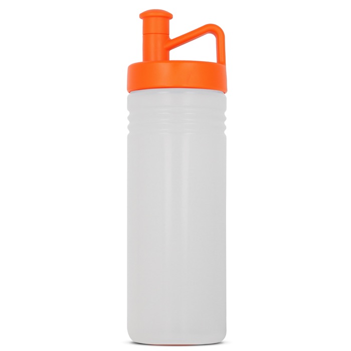 Bidão desportivo com design TopActive de tampa ergonómica 500ml cor cor-de-laranja transparente