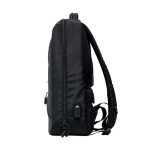 Mochila antirroubo de poliéster com refletores para PC 15,6'' cor preto