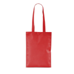 Saco de non-woven com alças longas ideal para compras 70 g/m² cor vermelho