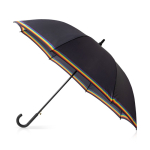 Guarda-chuva automático de pongee com arco-íris e 8 painéis Ø120 cor preto