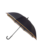 Guarda-chuva automático de pongee com arco-íris e 8 painéis Ø120 cor preto