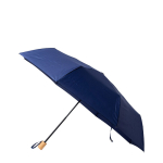 Guarda-chuva manual de pongee e metal com capa e 8 painéis Ø97 cor azul-marinho