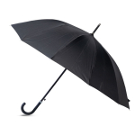 Guarda-chuva automático elegante em pongee com 12 painéis Ø105 cor preto