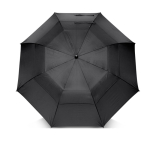 Guarda-chuva automático de RPET colorido com 8 painéis Ø126 cor preto