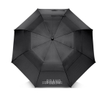 Guarda-chuva automático de RPET colorido com 8 painéis Ø126 cor preto