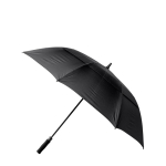 Guarda-chuva automático de RPET colorido com 8 painéis Ø126 cor preto