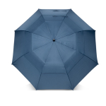 Guarda-chuva automático de RPET colorido com 8 painéis Ø126 cor azul-marinho