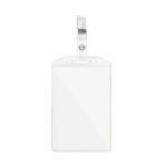 Identificador ideal para prender no bolso 7.5x12cm cor transparente