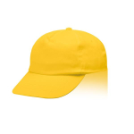 Boné de poliéster e algodão em várias cores 125 g/m2 cor amarelo