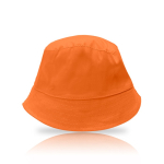 Chapéu de algodão ideal para crianças em várias cores 155 g/m2 cor cor-de-laranja