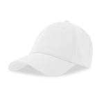 Boné de poliéster reciclado e elastano com dry tech 195 g/m2 cor branco