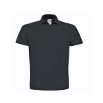 Polo de algodão piqué para homem com 2 botões 180 g/m2 B&C cor antracite