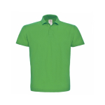 Polo de algodão piqué para homem com 2 botões 180 g/m2 B&C cor verde-claro