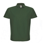 Polo de algodão piqué para homem com 2 botões 180 g/m2 B&C cor verde-escuro