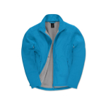 Casaco softshell elástico de poliéster para homem 300 g/m2 B&C cor água-marinha