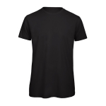 T-shirt de algodão orgânico para homem manga curta 140 g/m2 B&C cor preto