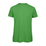 T-shirt de algodão orgânico para homem manga curta 140 g/m2 B&C cor verde-claro